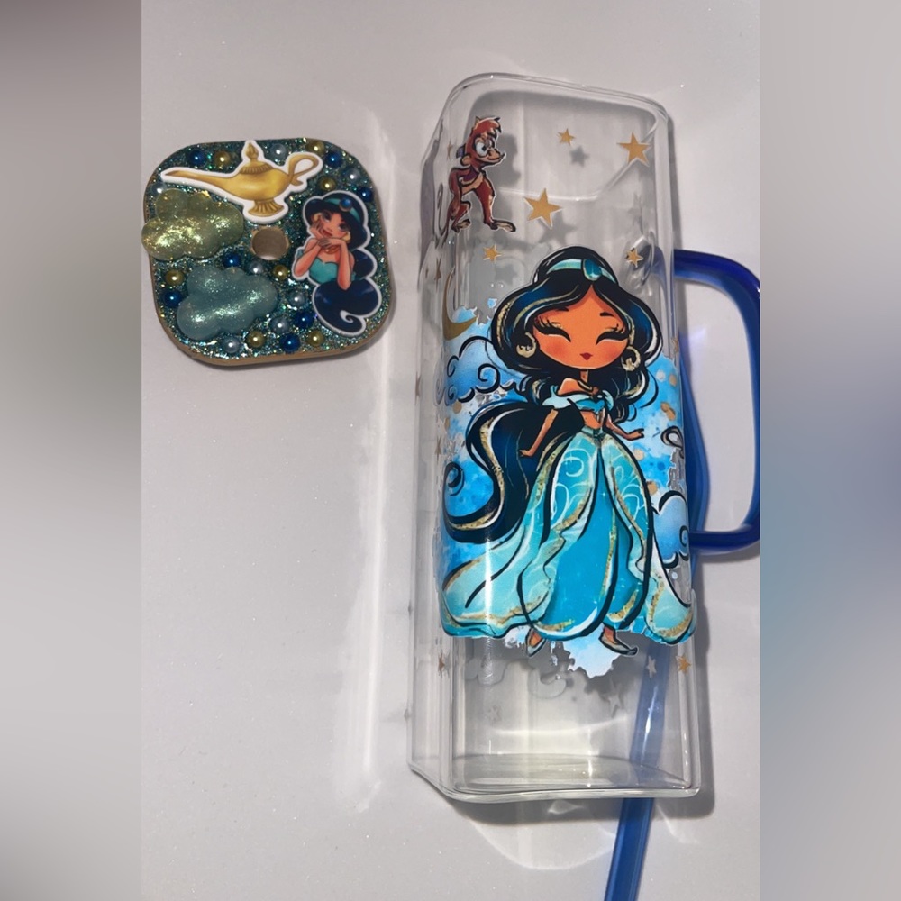 Princess Jasmine glass cup
